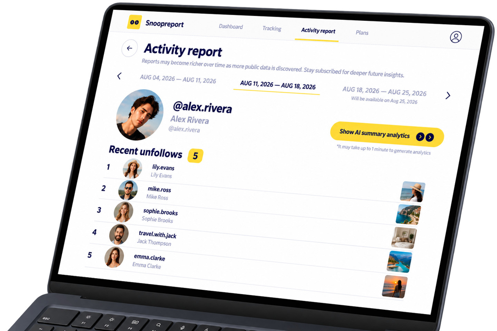Instagram Unfollow Tracker Review: What Snoopreport’s Weekly Reports Reveal